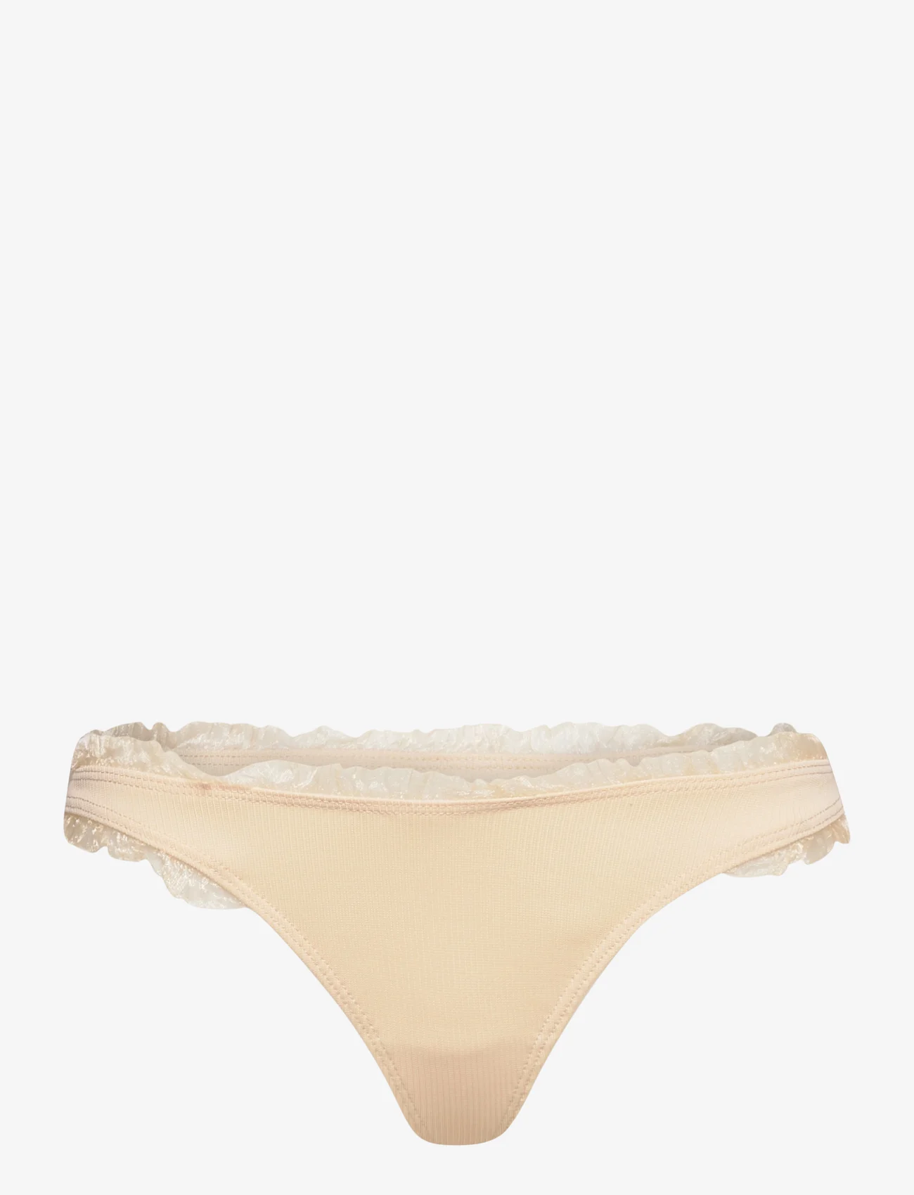 OW Collection - LUCKY Thong - laveste priser - light beige - 0