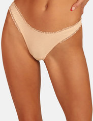 OW Collection - LUCKY Thong - laveste priser - light beige - 2