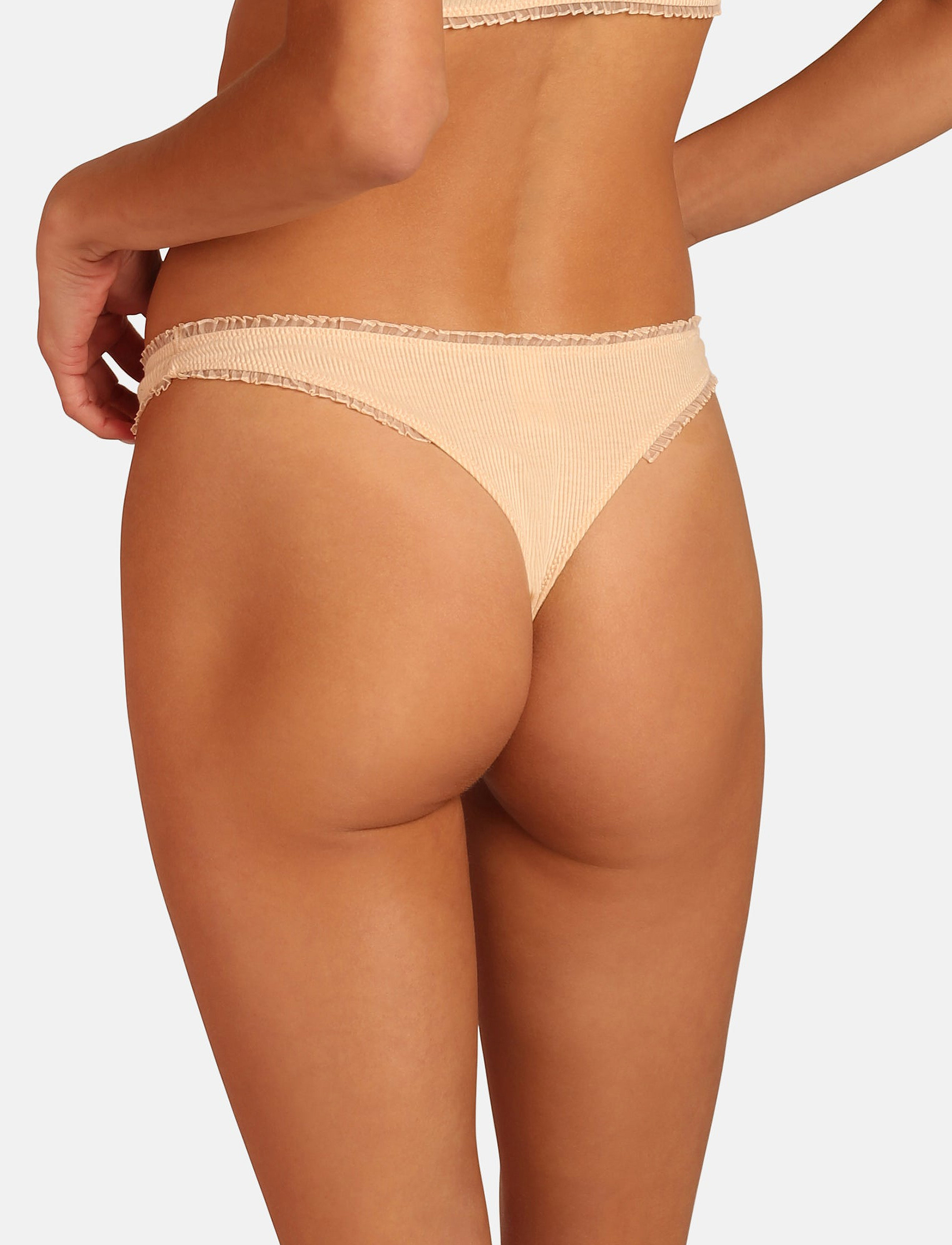 OW Collection - LUCKY Thong - light beige - 3
