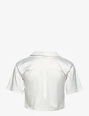 OW Collection - LEMONGRASS Crop Shirt - góry - white - 1