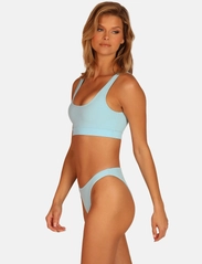 OW Collection - HANNA Bikini Top - bikinio liemenėlės su kaspinėliais - coral blue - 4