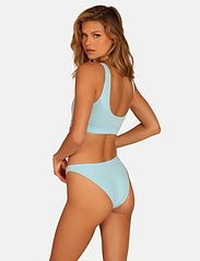 OW Collection - HANNA Bikini Top - bikinio liemenėlės su kaspinėliais - coral blue - 6