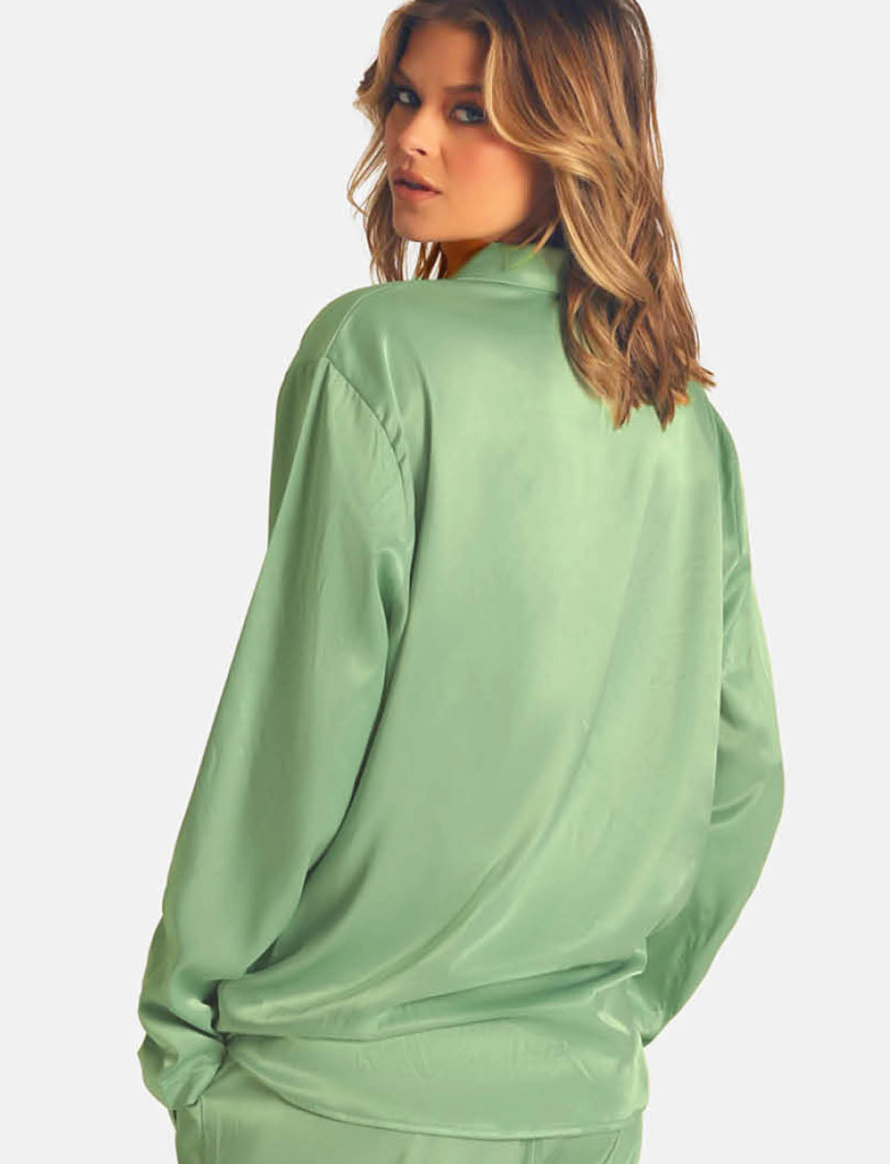 OW Collection - FRANKIE Shirt - kvinder - mellow green - 3