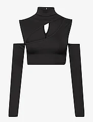 OW Collection - TALIA Top - trumpos palaidinukės - black - 0