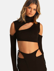 OW Collection - TALIA Top - crop topit - black - 2