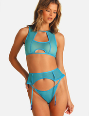 OW Collection - REYNA Thong & Suspender - lowest prices - malibu blue - 7