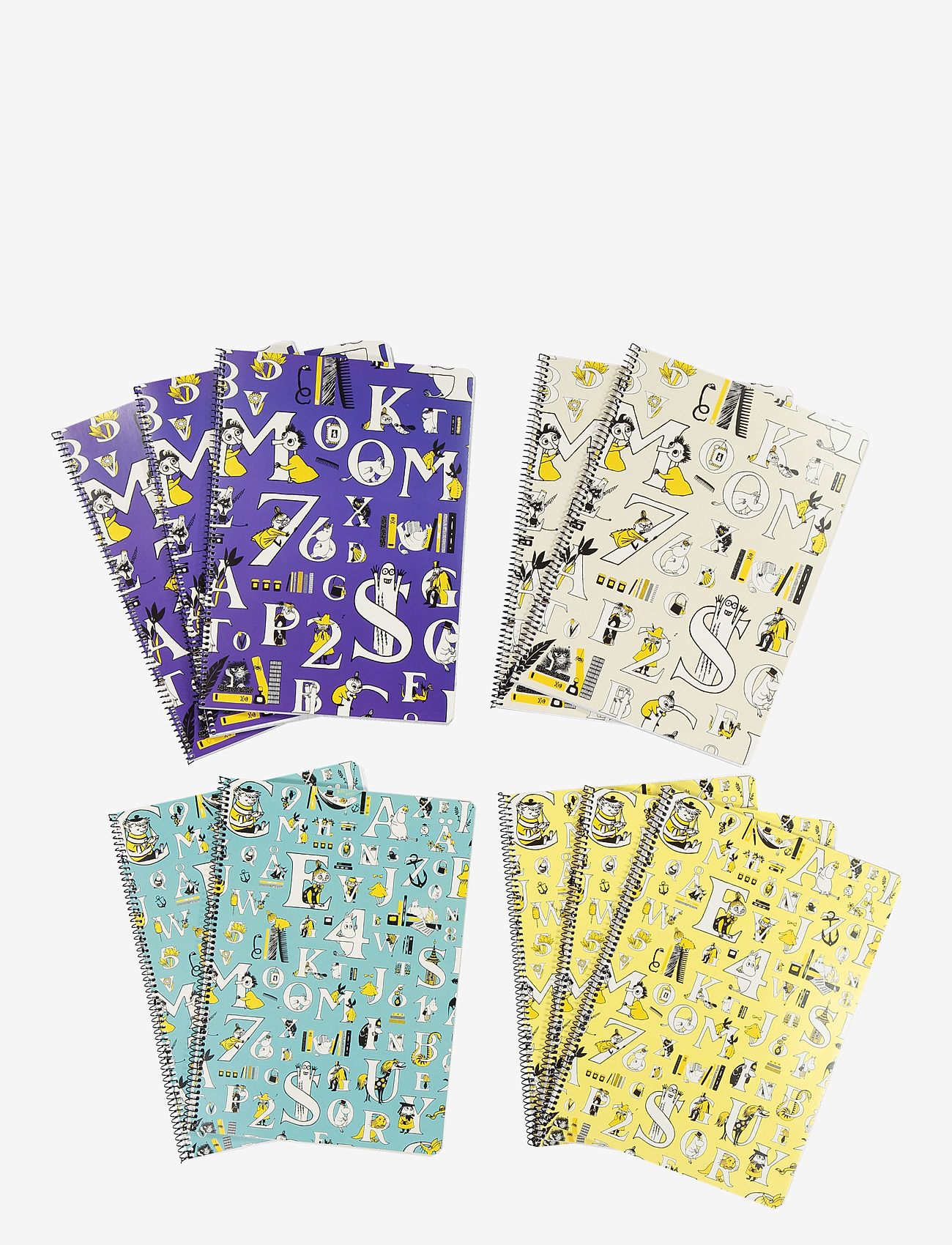 Anglo Nordic - Moomin ABC wire notebook A4 - color assortment - 1