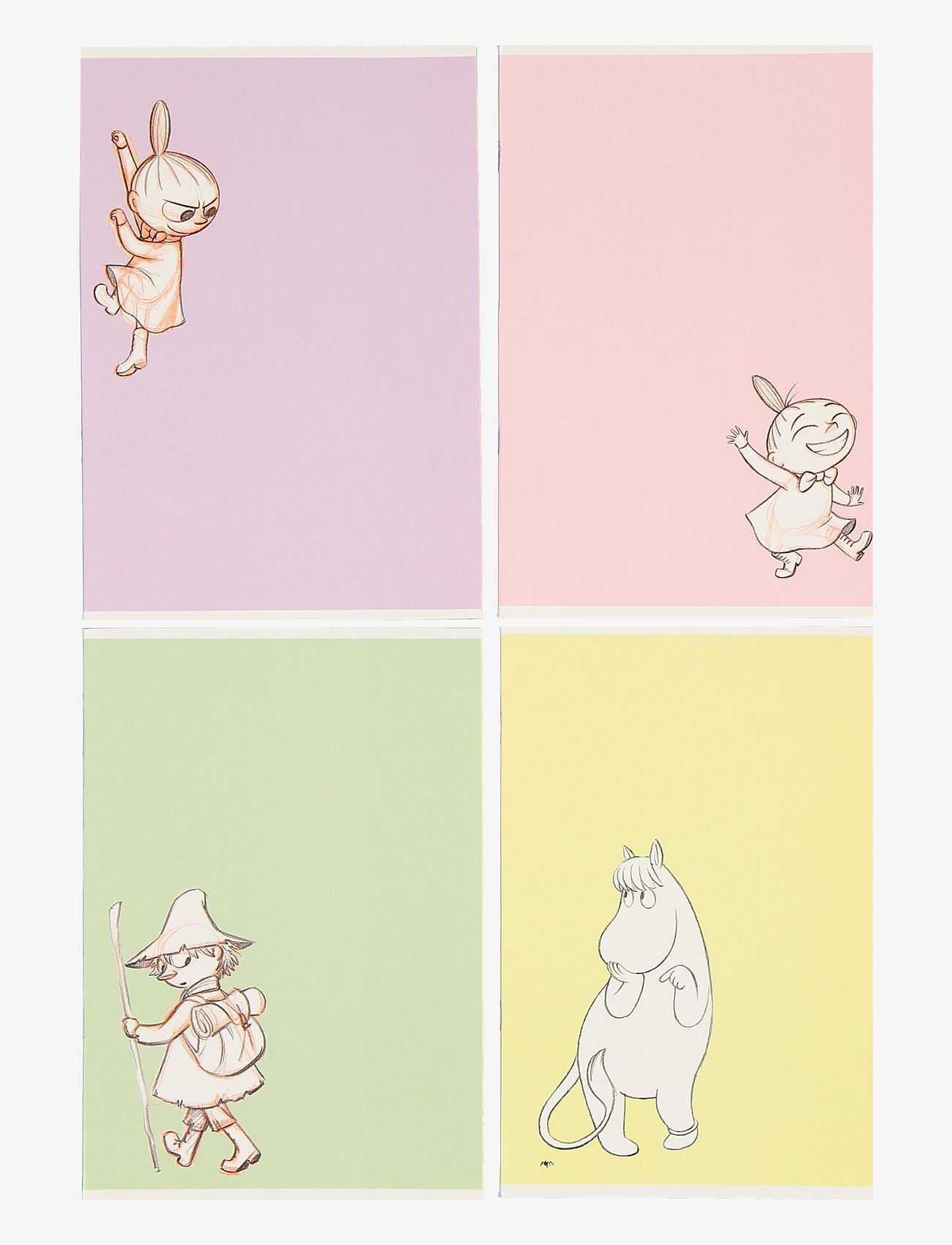 Anglo Nordic - Moomin notebook A5 colour assortment - color assortment - 0