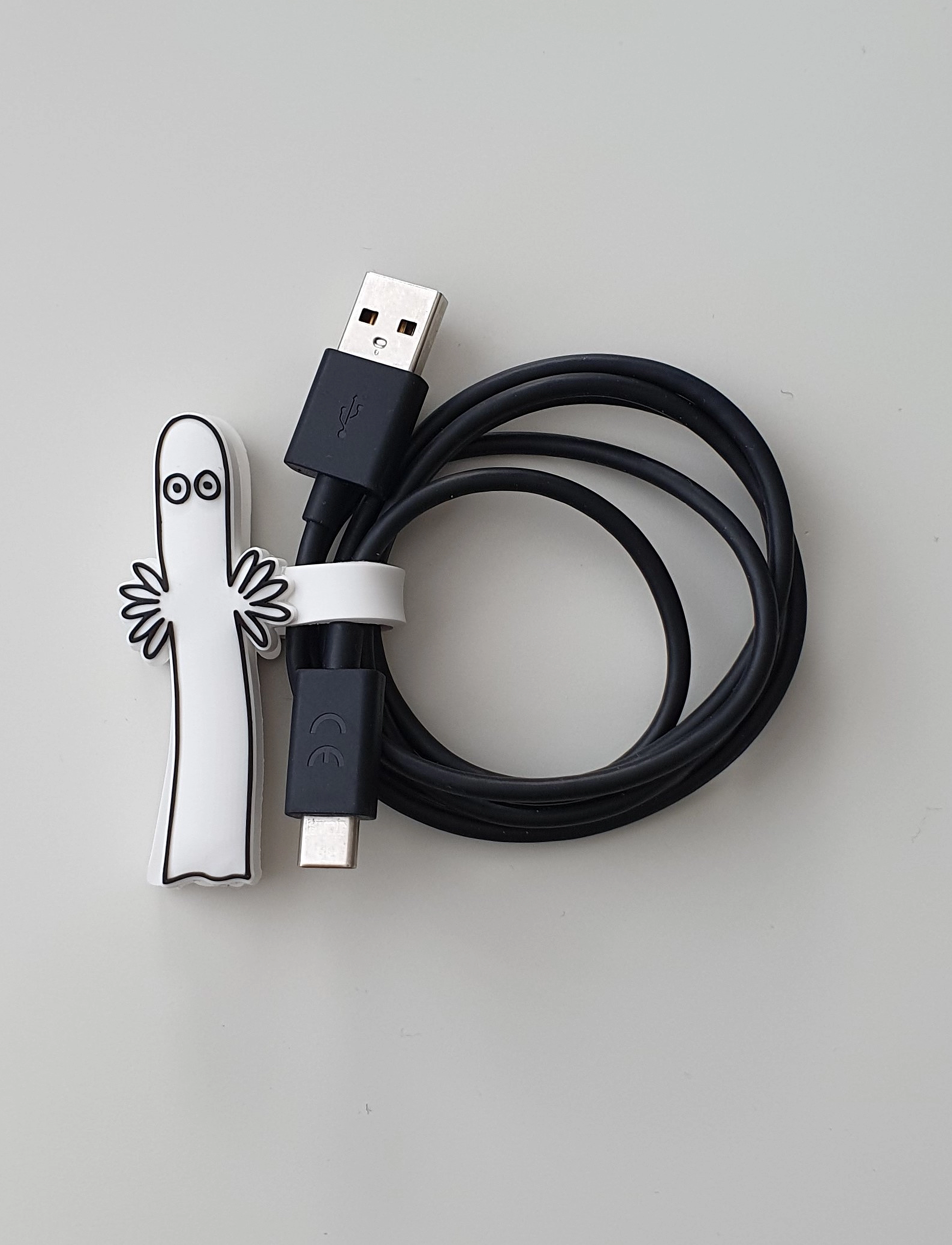 Anglo Nordic - Moomin cable holder Hattifatteners - white - 2