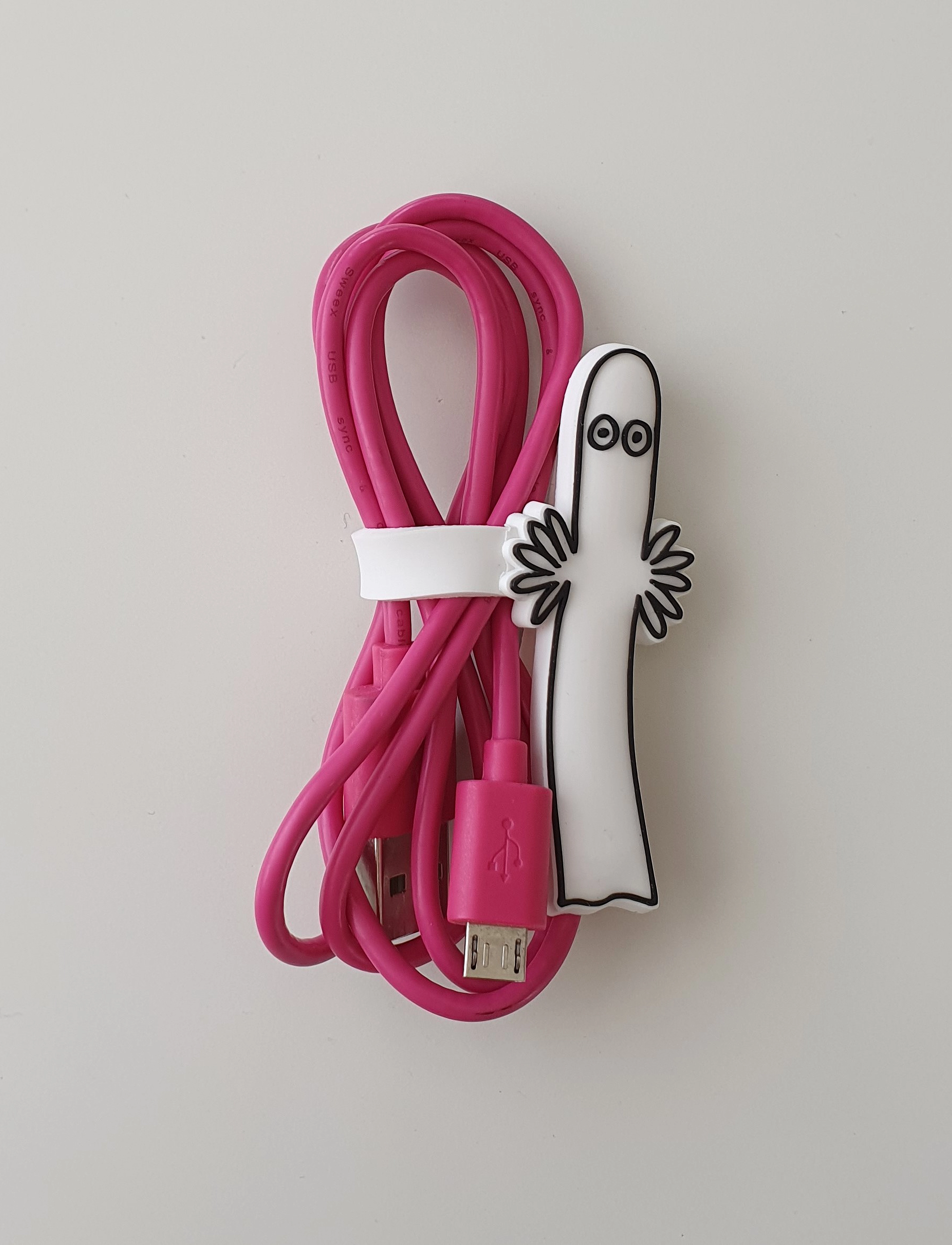 Anglo Nordic - Moomin cable holder Hattifatteners - white - 3
