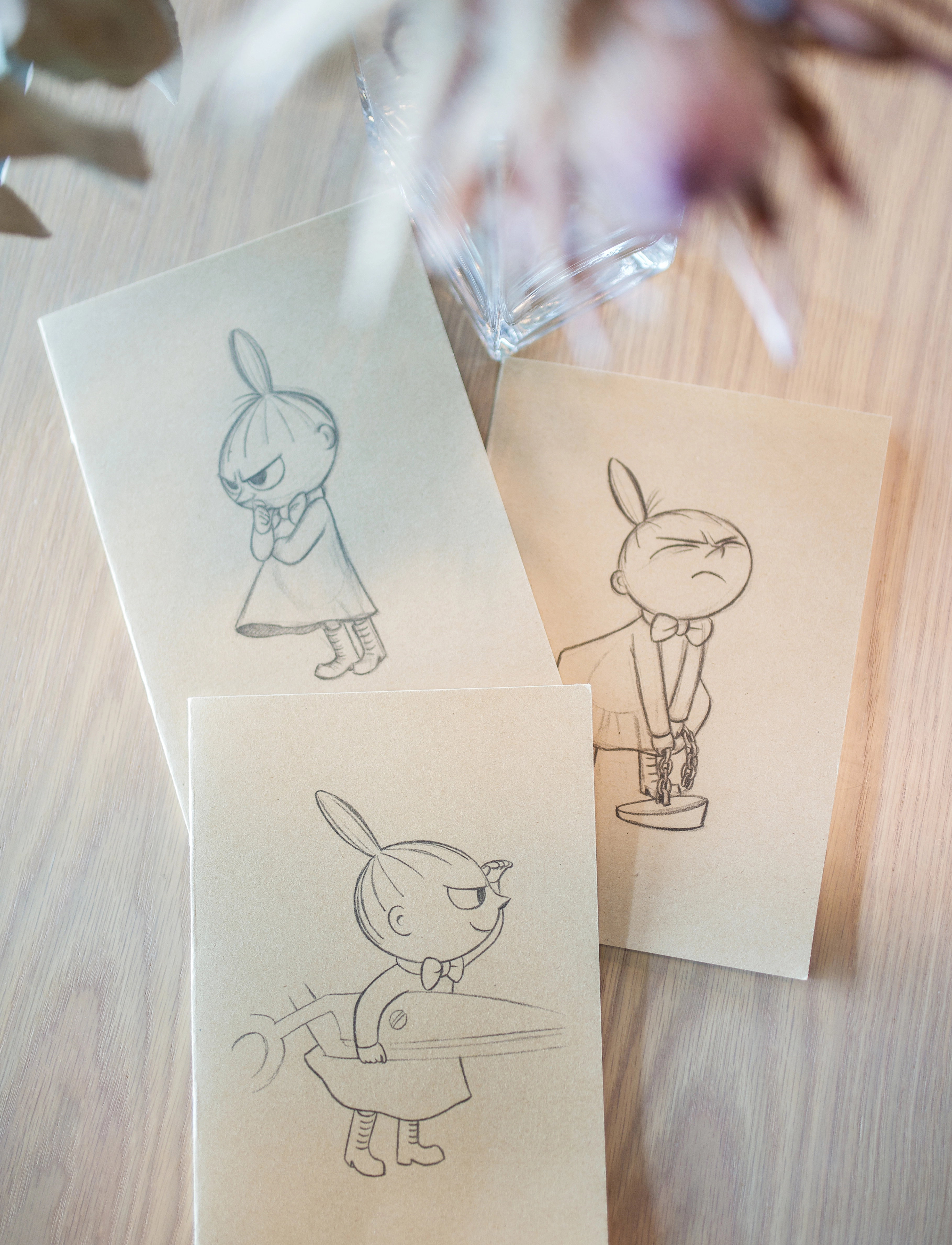 Anglo Nordic - Moominvalley notebook A5 Little-My assortment - beige - 3