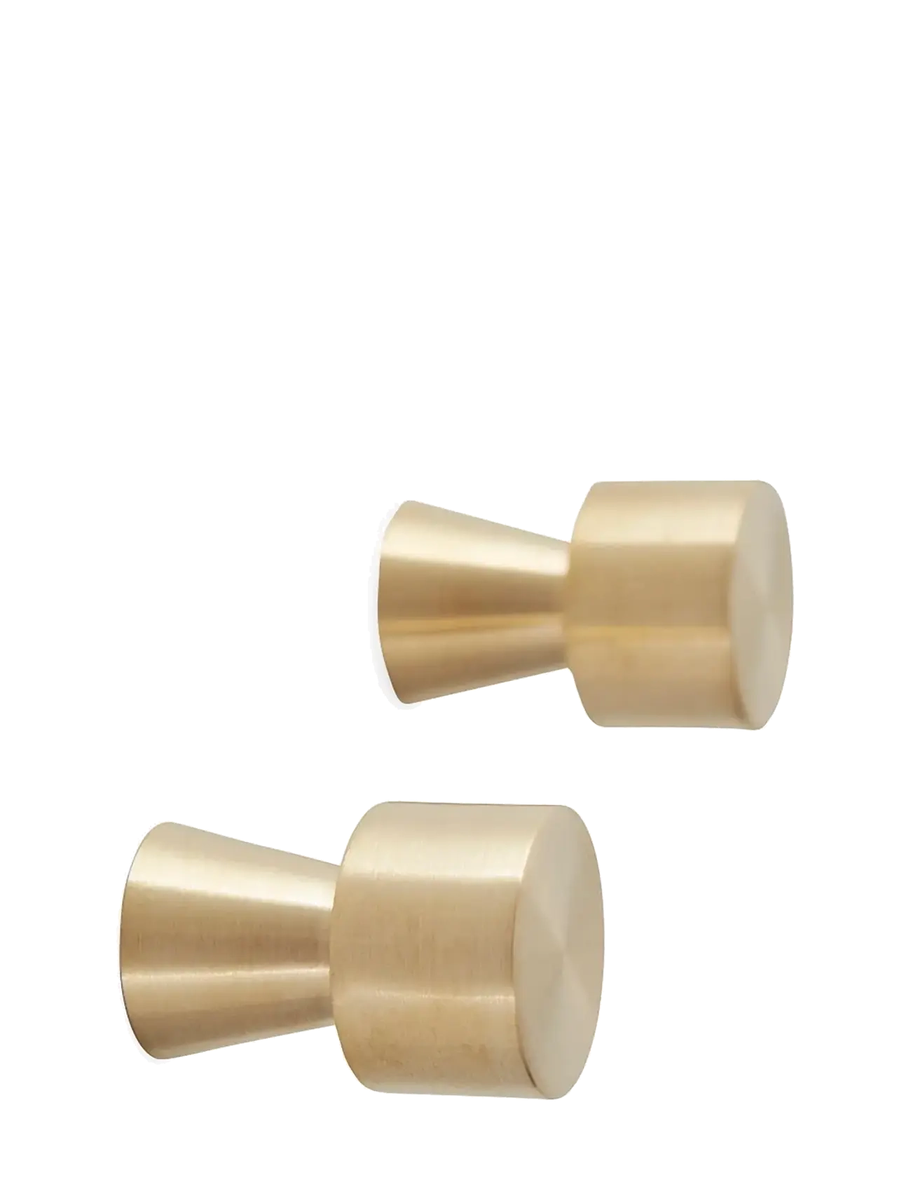 Pin Hook / Knob - Pack of 2 - BRASS