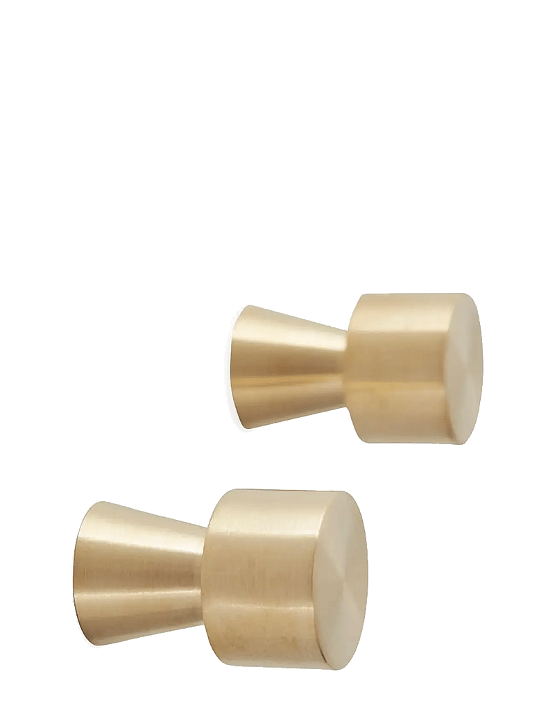 OYOY Living Design - Pin Hook / Knob - Pack of 2 - osta hinna alusel - brass - 0