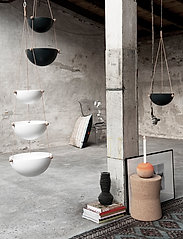 OYOY Living Design - Pif Paf Puf Hanging Storage - 2 Bowls - najniższe ceny - dark grey - 1