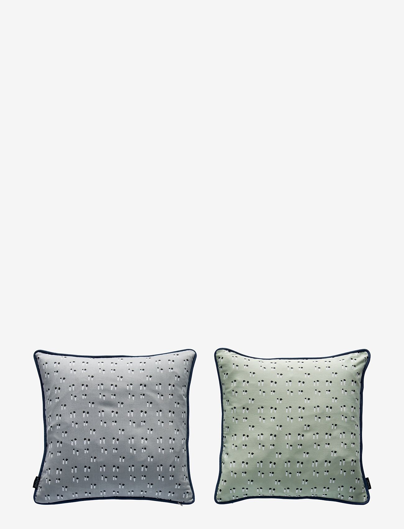 OYOY Living Design - Duo Cushion - mažiausios kainos - minty / grey - 0