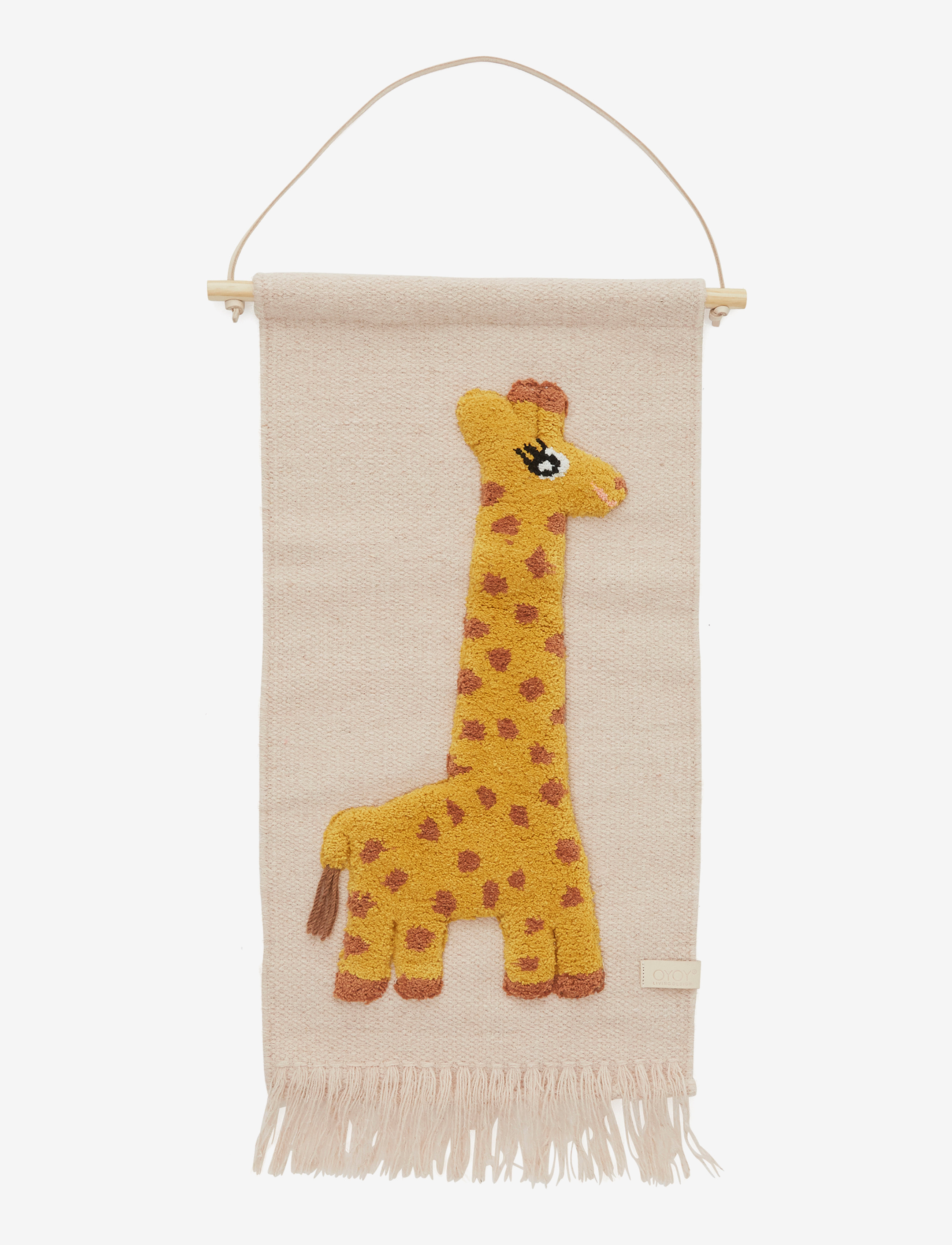 OYOY Living Design Giraffe Wallhanger - Kids home - ROSE / pink/rose