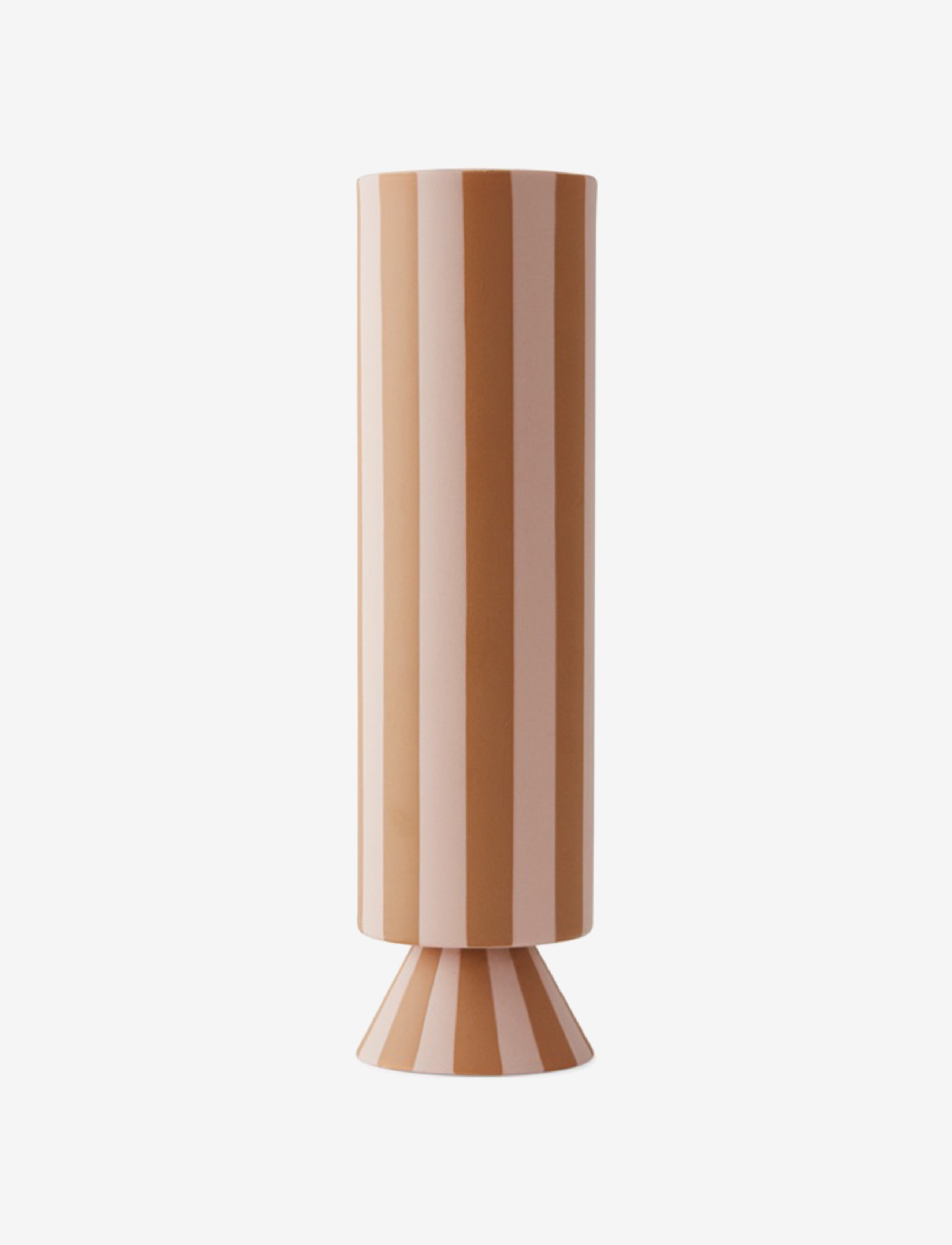 OYOY Living Design Toppu Vase High, Stor vase, Pink, Str: H31CM
