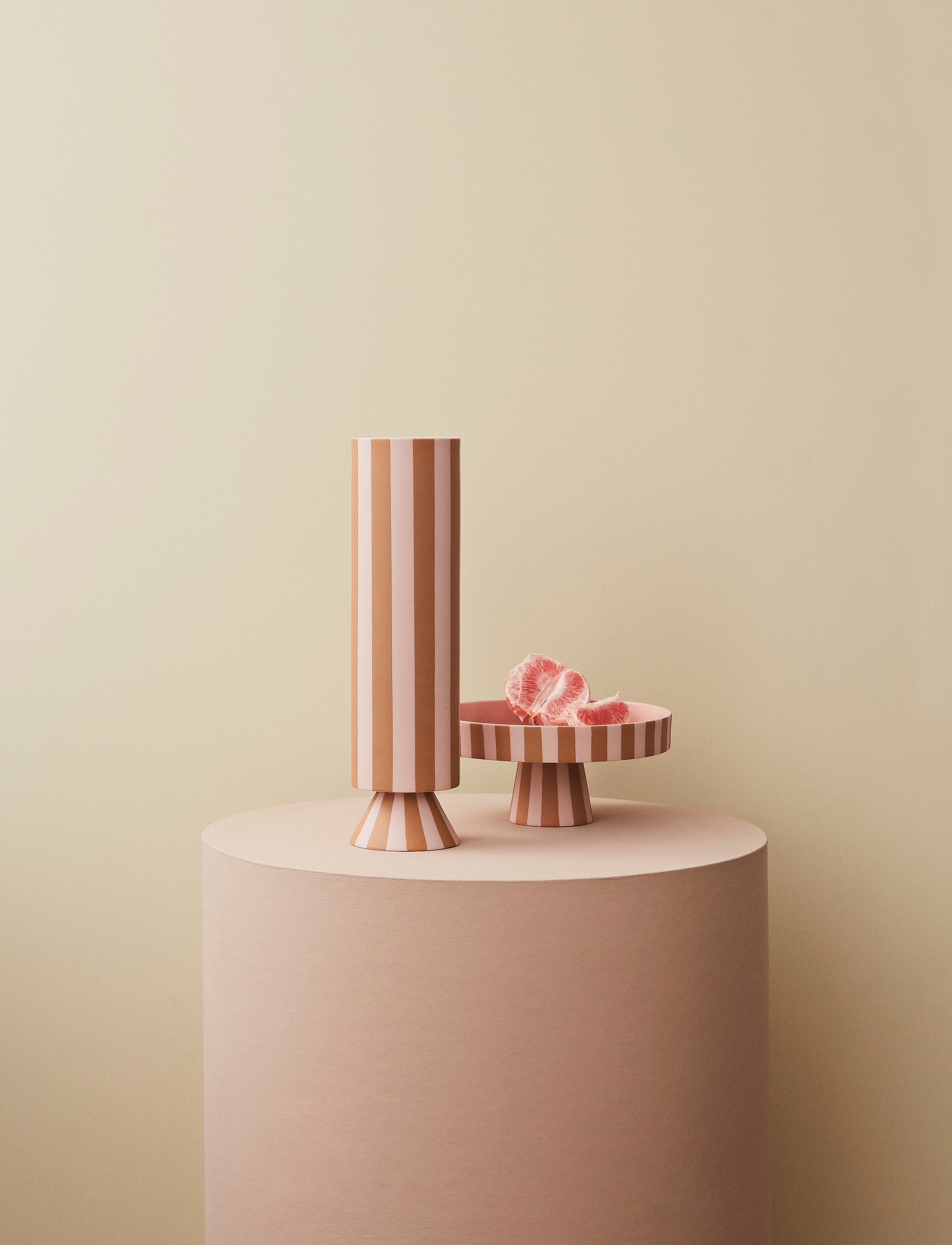 OYOY Living Design Toppu Vase High, H31 cm, Vases, Rosa - Big Homeware