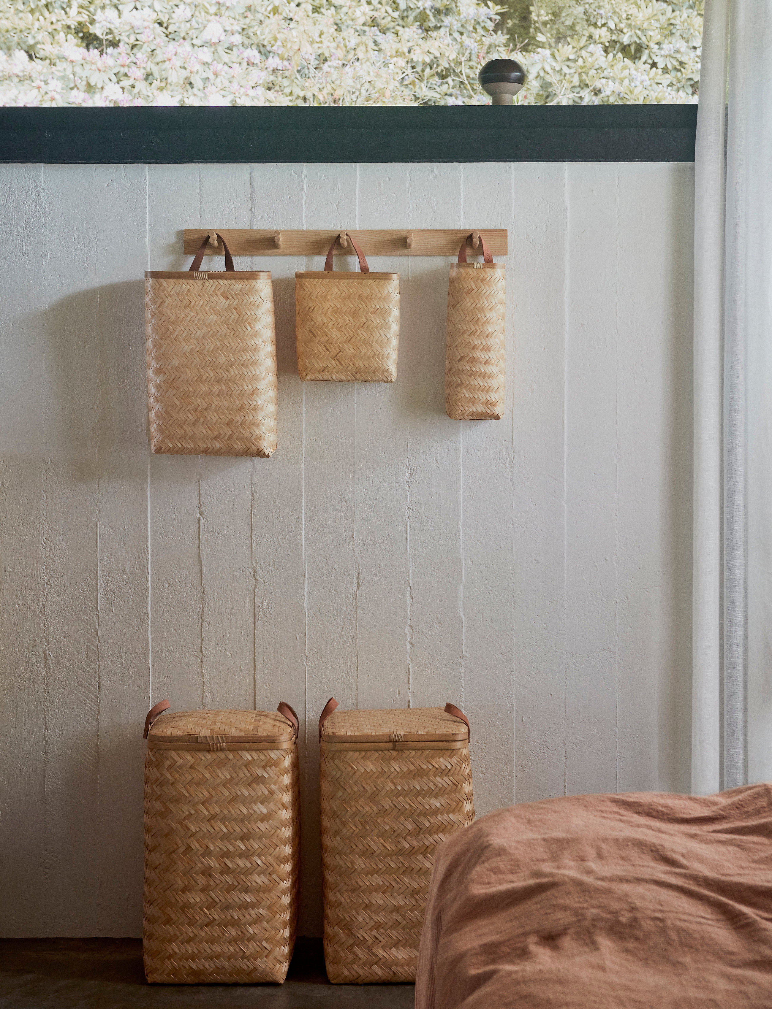 OYOY Living Design Pieni Coat Rack, 6X80X8 cm, Furniture, Beige - Hooks & Racks, Homeware