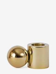 OYOY Living Design - Palloa Candleholder - Low - laagste prijzen - brass - 0