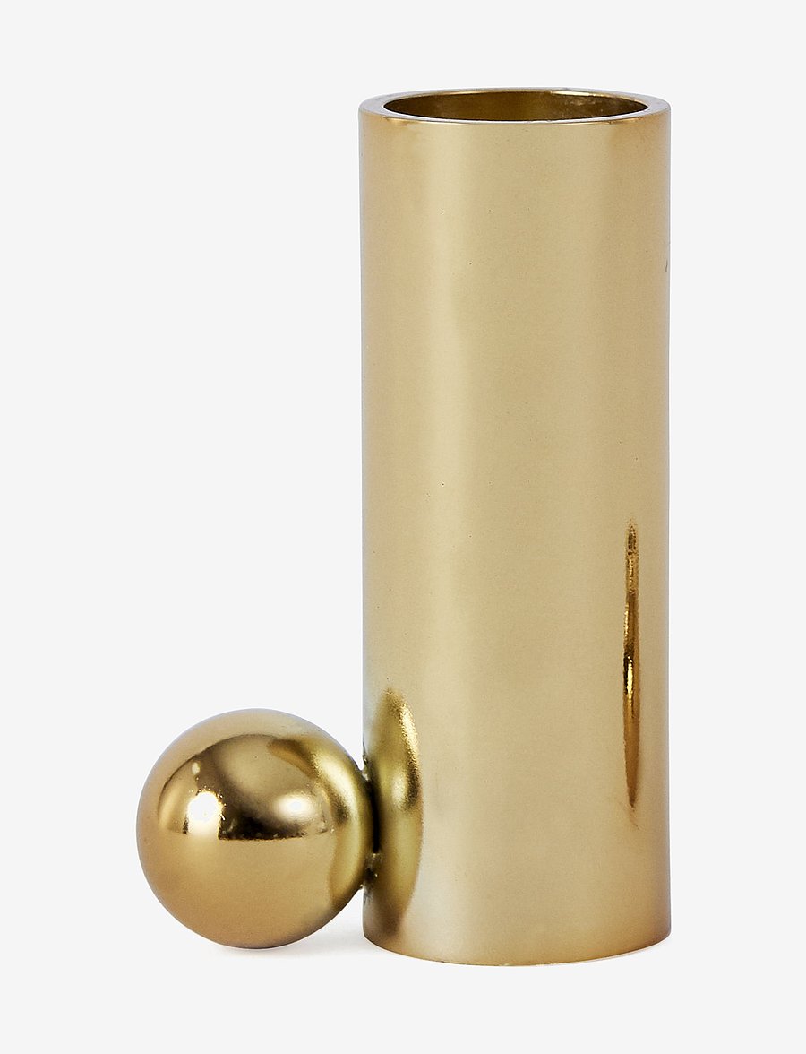 OYOY Living Design - Palloa Candleholder High - küünlajalad - brass - 1