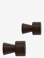 OYOY Living Design - Pin Hook / Knob - Pack of 2 - mažiausios kainos - brown - 0