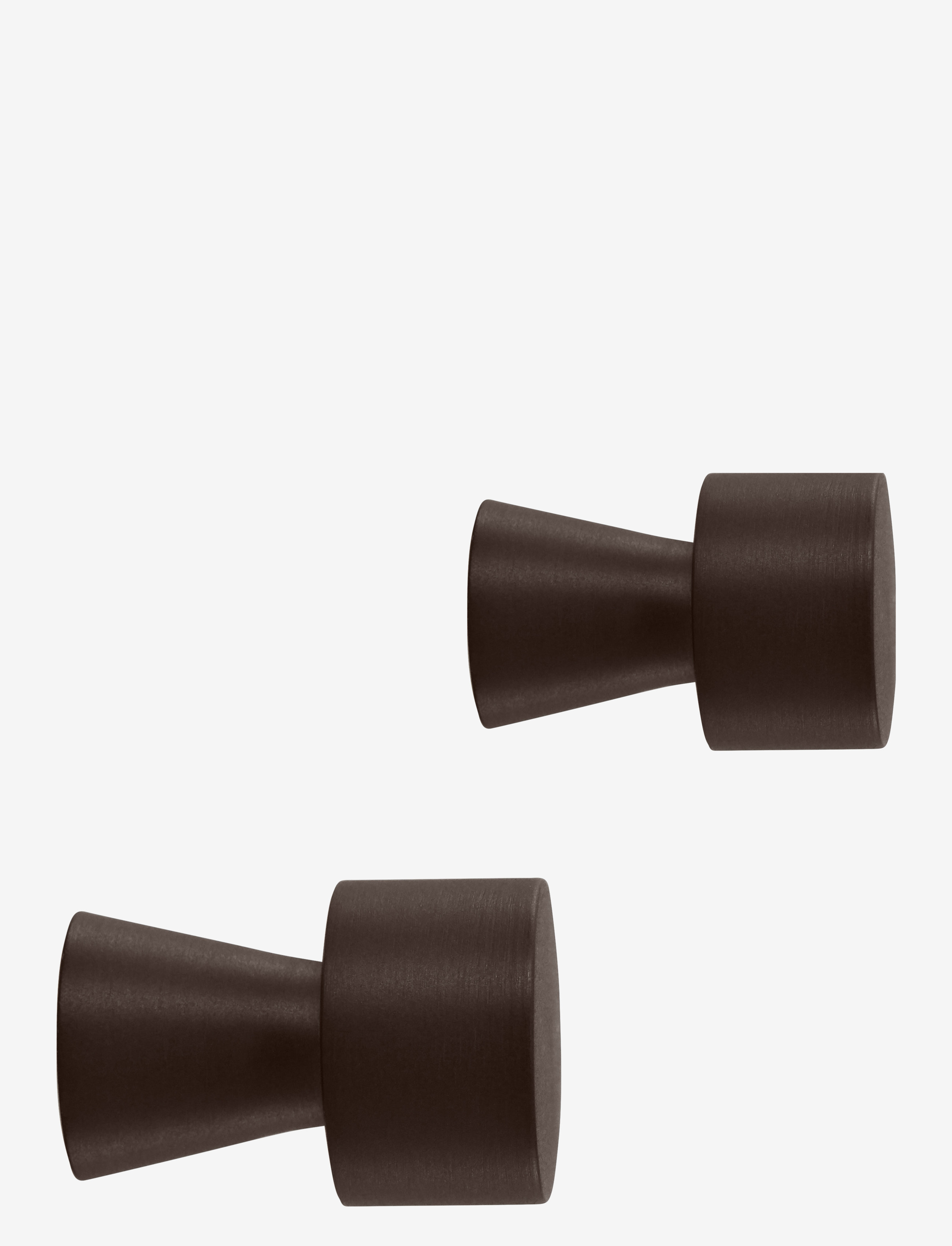Pin Hook / Knob - Pack of 2 - BROWN