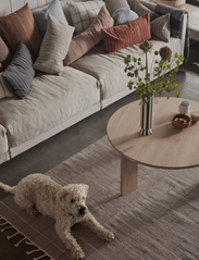 OYOY Living Design - Grid Rug - wool rugs - caramel/offwhite - 3