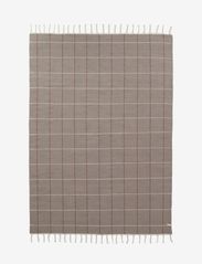 OYOY Living Design - Grid Rug - wool rugs - caramel/offwhite - 1