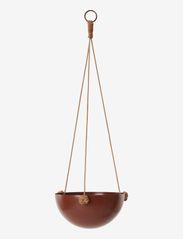 OYOY Living Design - Pif Paf Puf Hanging Storage - 1 Bowl, Small - storage baskets - nutmeg - 0