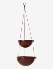 OYOY Living Design - Pif Paf Puf Hanging Storage - 2 Bowls - fruit bowls - nutmeg - 0