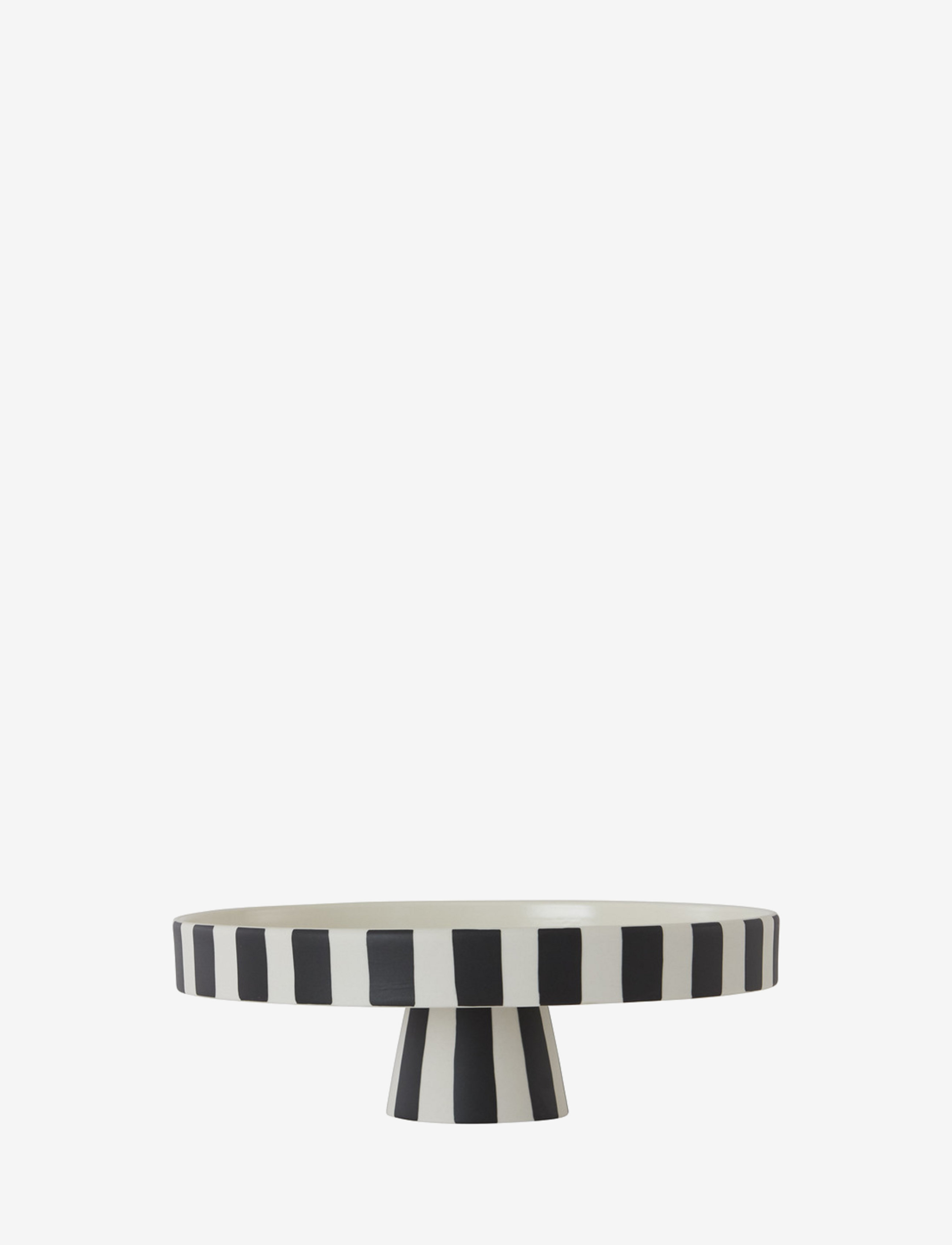 OYOY Living Design Toppu Tray Large, Bakke, Sort, Str: Ø 27 CM