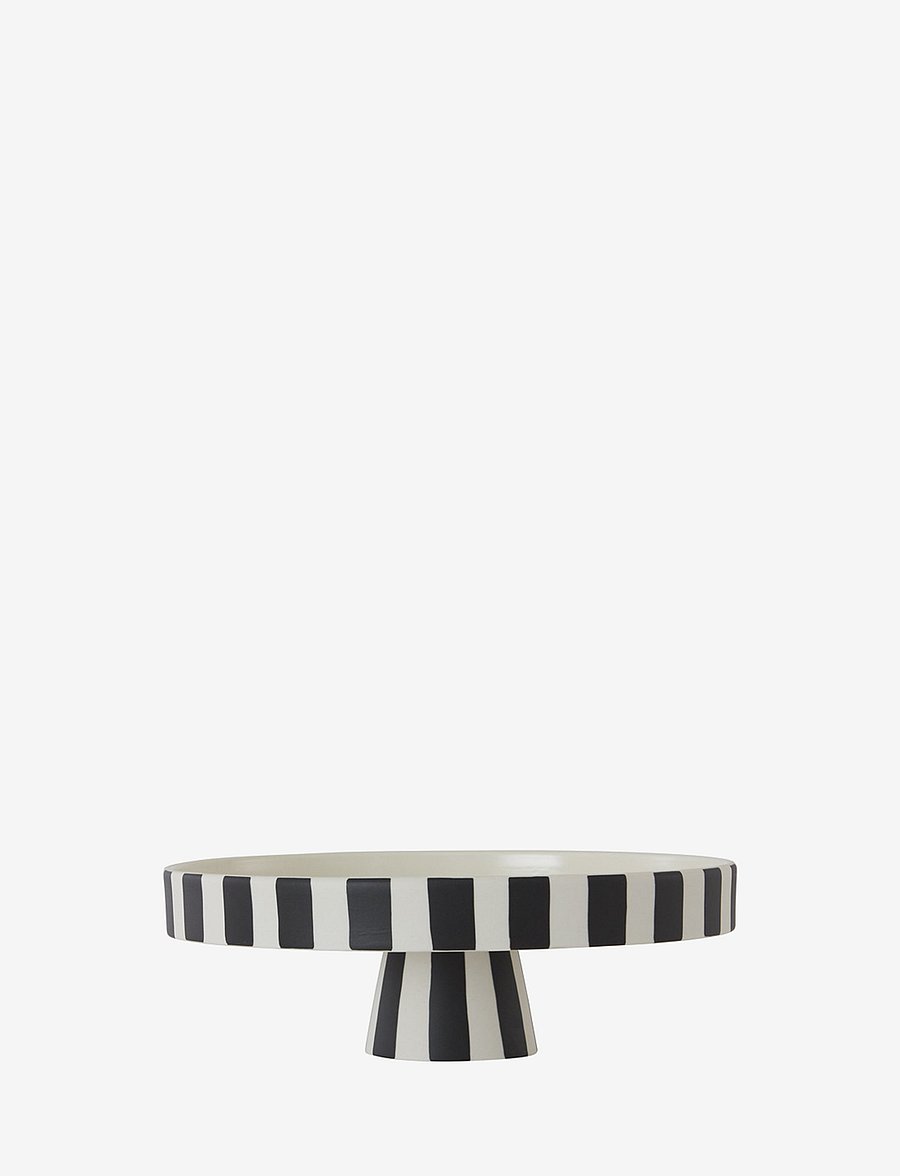 OYOY Living Design - Toppu Tray Large - kuchenplatten - white / black - 1