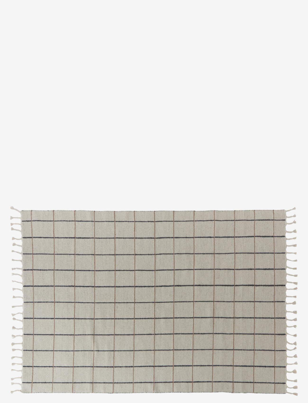 OYOY Living Design - Grid Rug - ullmattor - offwhite / anthracite - 0