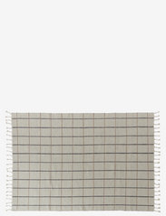 OYOY Living Design - Grid Rug - wool rugs - offwhite / anthracite - 0