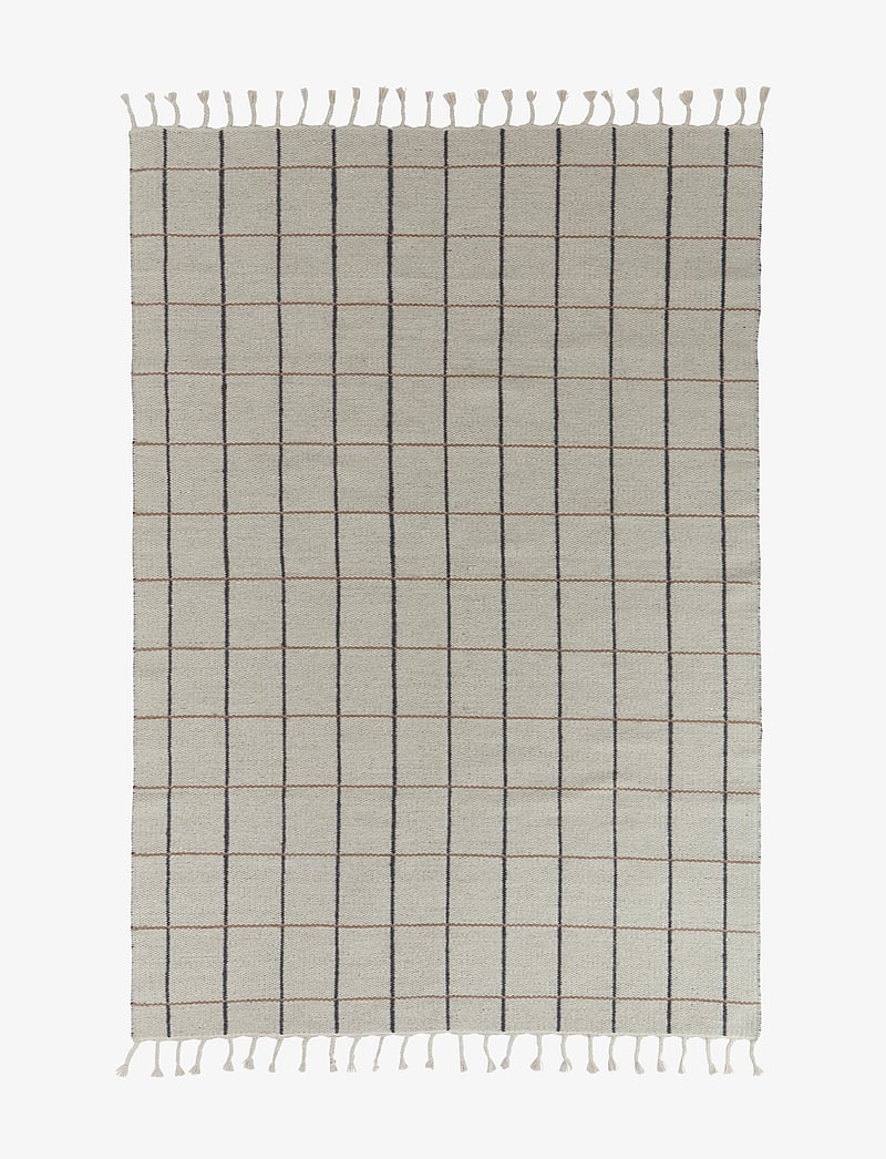 OYOY Living Design - Grid Rug - nach preis einkaufen - offwhite / anthracite - 2