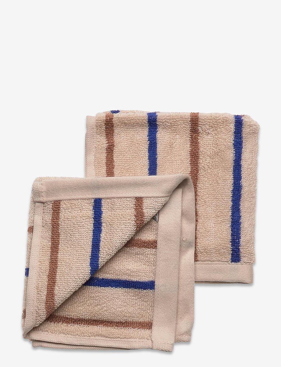 OYOY Living Design - Raita Wash Cloth - Pack of 2 - näorätikud - optic blue - 0