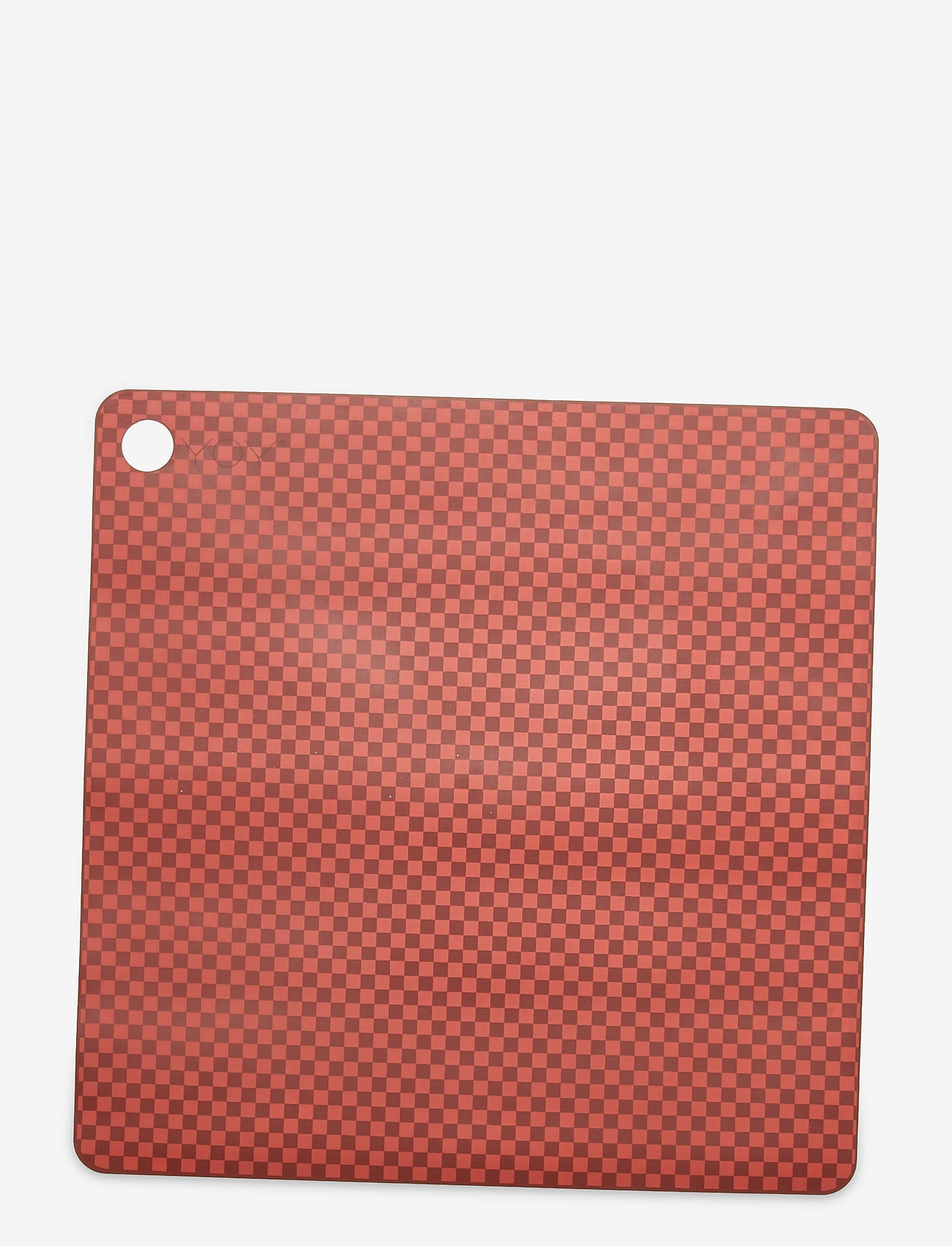 OYOY Living Design - Placemat Checker - Pack of 2 - laagste prijzen - red - 0