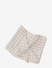 OYOY Living Design - Grid Tablecloth - 200x140 cm - najniższe ceny - red - 0