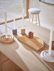 OYOY Living Design - Savi Ceramic Candleholder - Low - madalaimad hinnad - beige - 3