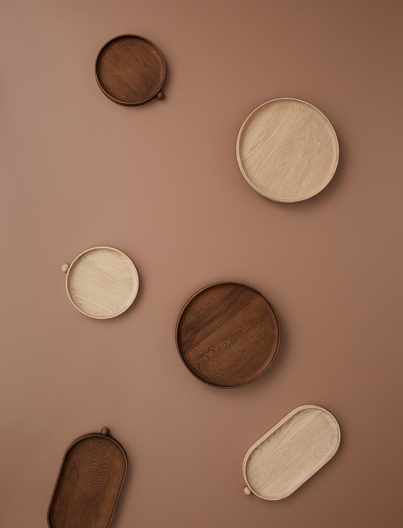 OYOY Living Design - Inka Wood Tray Round - tabletts - nature - 0