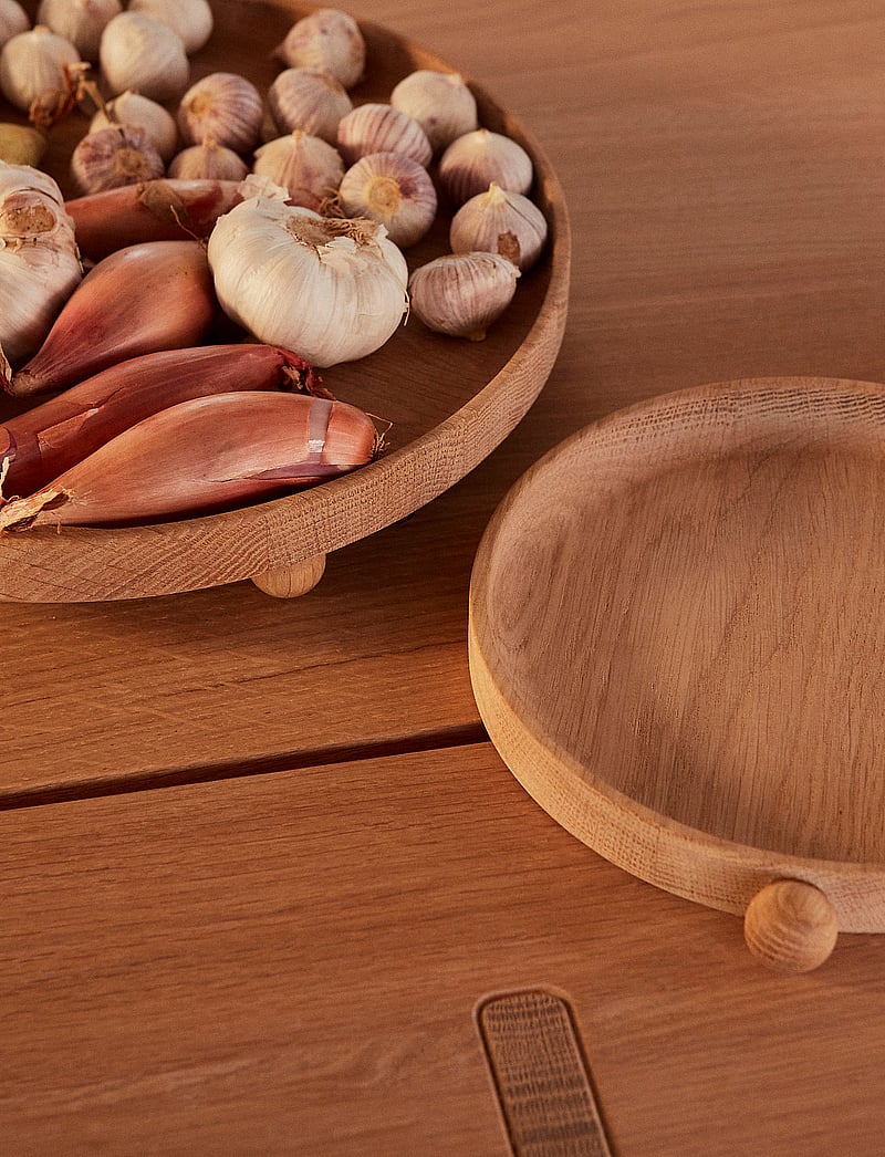 OYOY Living Design - Inka Wood Tray Round - tabletts - nature - 3