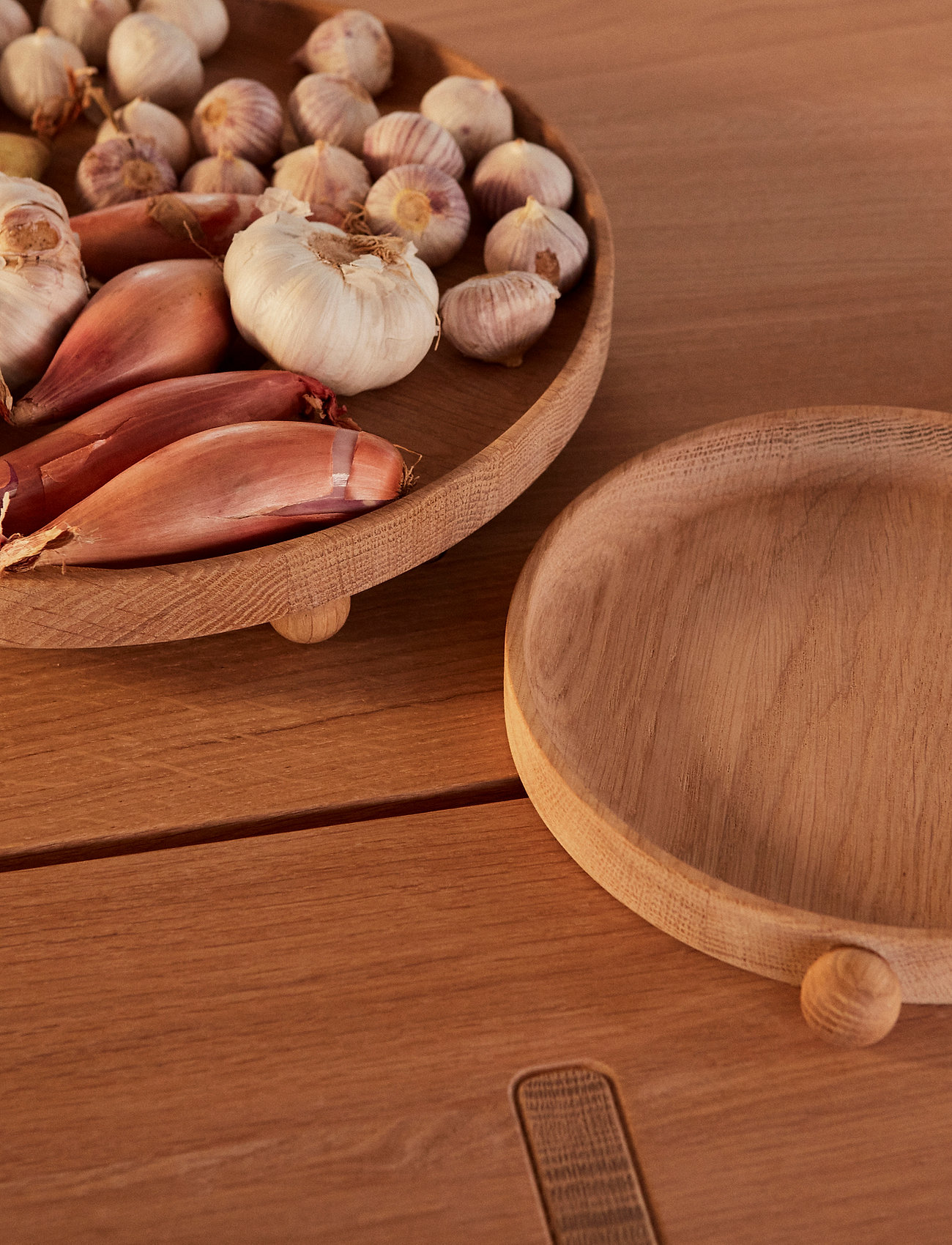 OYOY Living Design - Inka Wood Tray Round - serveringsbakker - nature - 3