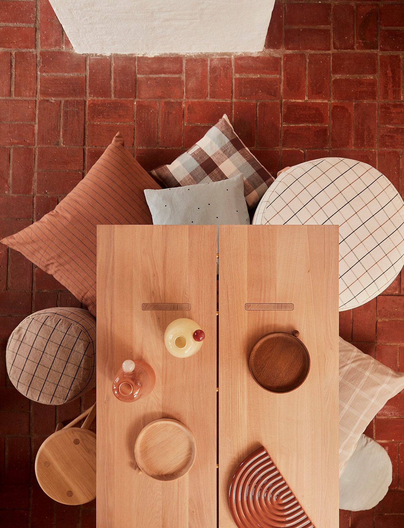OYOY Living Design - Inka Wood Tray Round - serveringsbakker - nature - 4