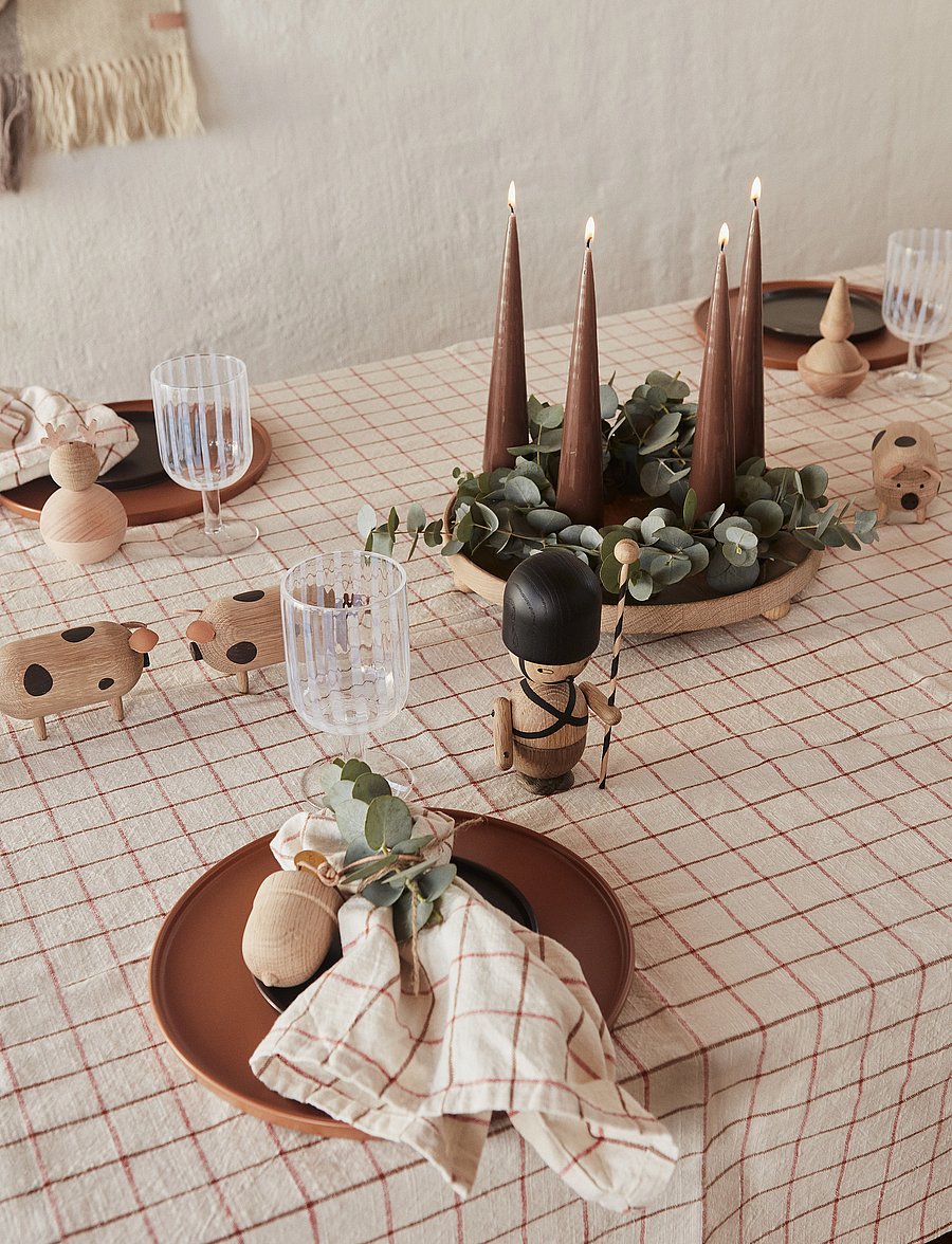 OYOY Living Design - Inka Wood Tray Round - kandikud - nature - 4