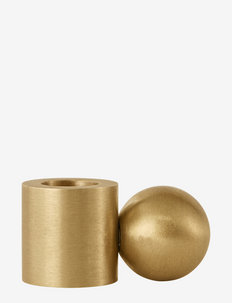 Palloa Solid Brass Candleholder - Low, OYOY Living Design