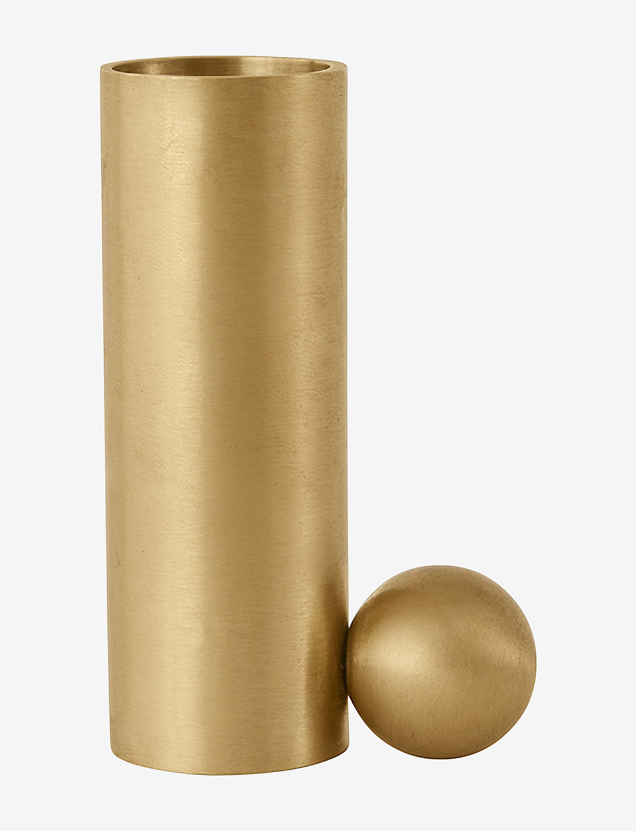 OYOY Living Design - Palloa Solid Brass Candleholder - High - laveste priser - brushed brass - 0
