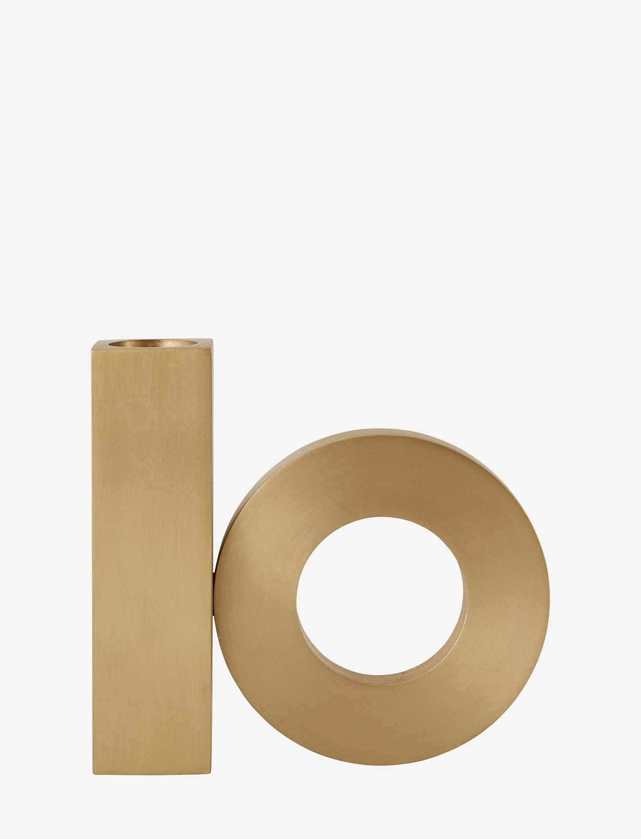 OYOY Living Design - Baari Solid Brass Candleholder - kerzenständer - brushed brass - 3