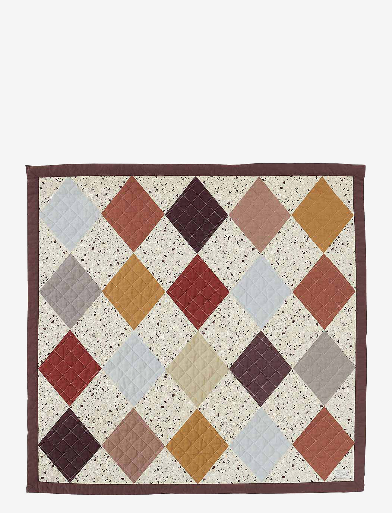 OYOY Living Design - Quilted Aya Wall Rug - Large - wand-deko - brown - 0