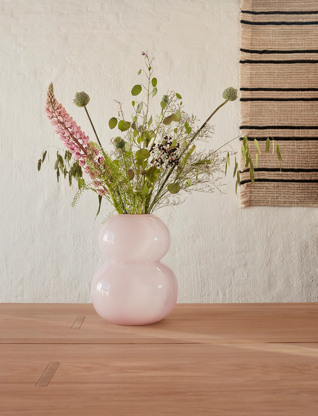 OYOY Living Design - Lasi Vase - Large - pienet maljakot - rose - 1